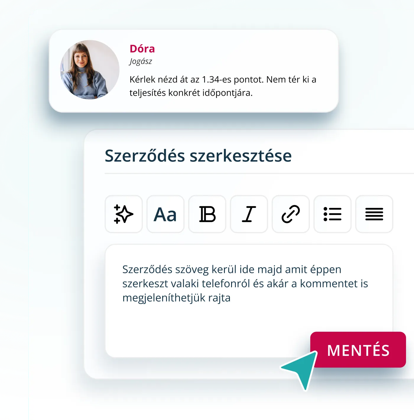 Rediger nemt dine kontrakter