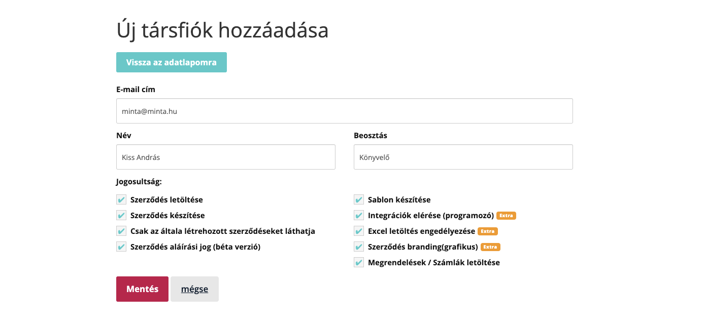 Companion account manager - Arbejdsdeling