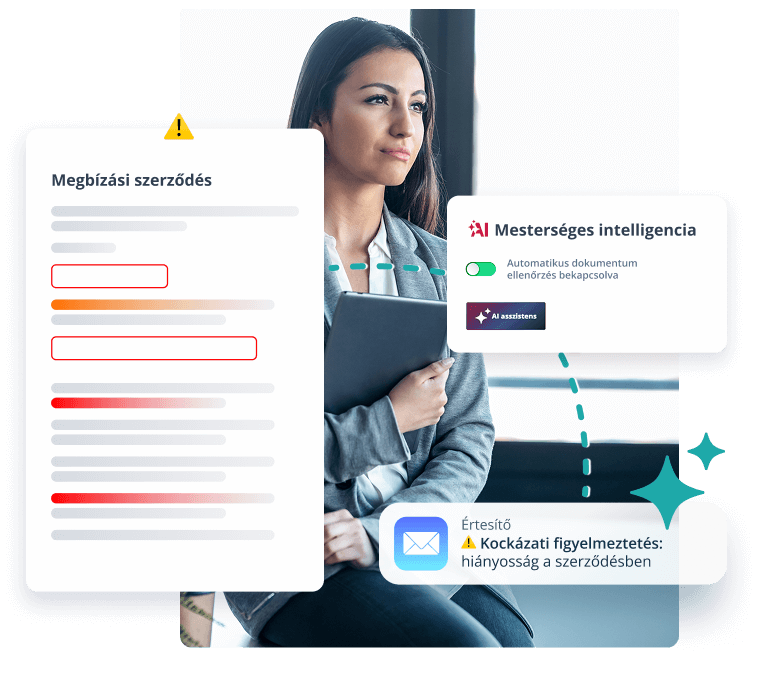 Din personlige AI-assistent gennemgår kontrakterne, ligesom du ville gøre.